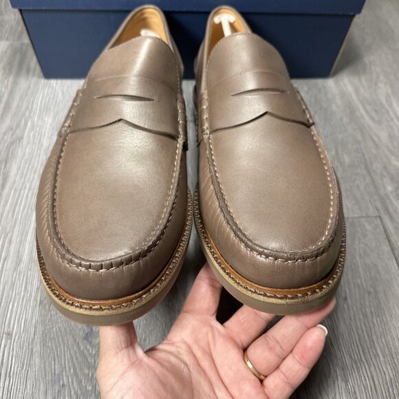 Cole Haan Men Pinch Prep Penny Loafers Sz 11.5 Lave Irish Coffee Leather C39126